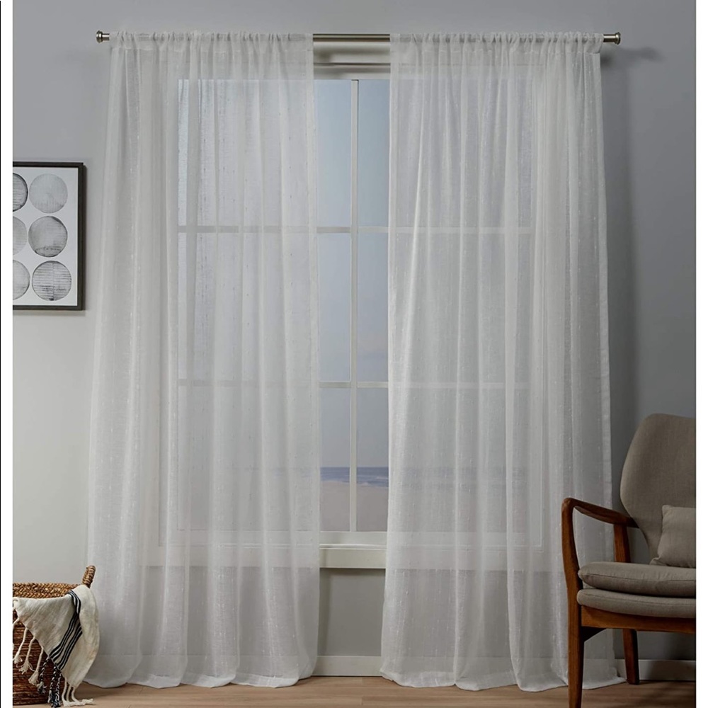 Set of (2) 84” Exclusive Home Curtains